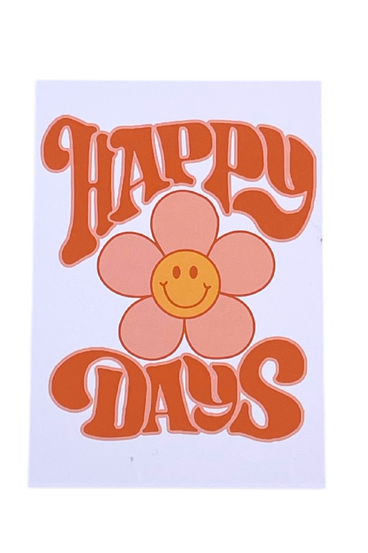 Happy Days Thank You Card