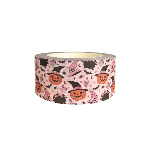 Spooky Nights Self Adhesive Paper Packaging Tape