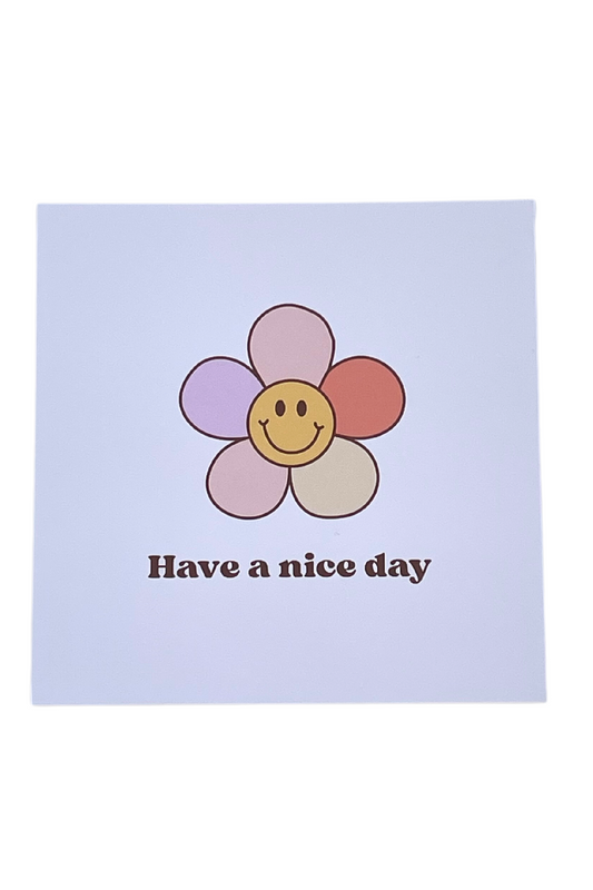 Have A Nice Day Thank You Card