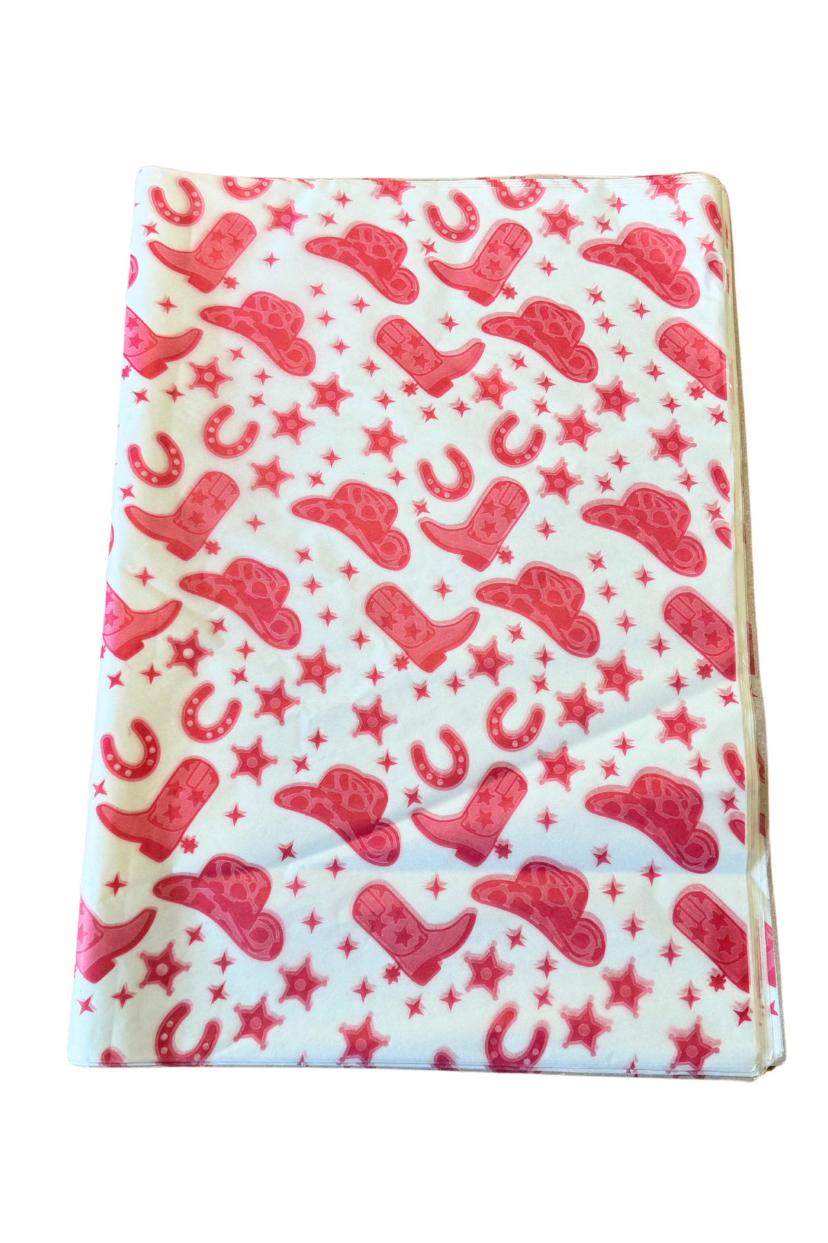 Pink Cowgirl Tissue Paper